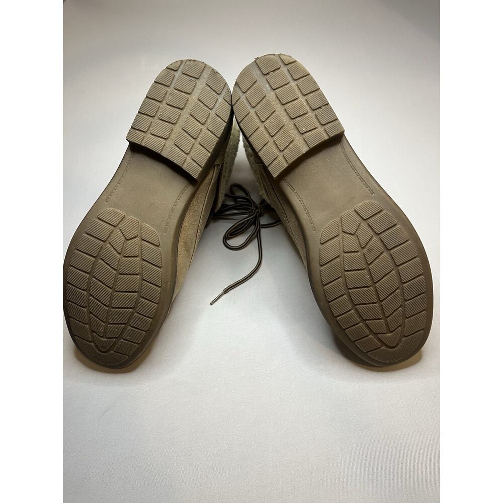 White Mountain Cliffs Winter Booties Lace-Up Size 10 Tan Worn Once - Picture 6 of 6